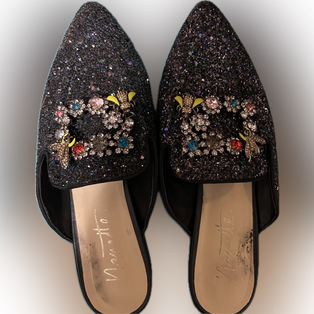 Nanette Lenore bling bling slide in mules